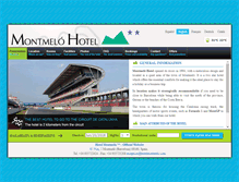 Tablet Screenshot of hotelmontmelo.com